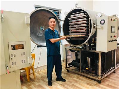 MÁY SẤY THĂNG HOA - HTX SẢN XUẤT CÂY DƯỢC LIỆU