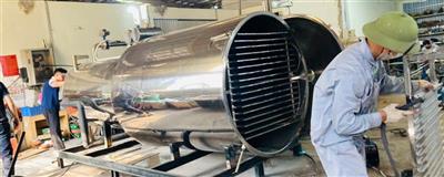 MÁY SẤY THĂNG HOA 100KG- SẤY NÔNG SẢN DƯỢC LIỆU TÂY NGUYÊN ( KONTUM- GIA LAI)