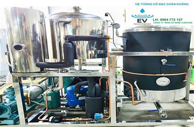 HỆ THỐNG CÔ ĐẶC CHÂN KHÔNG CÔNG SUẤT 30-100LIT